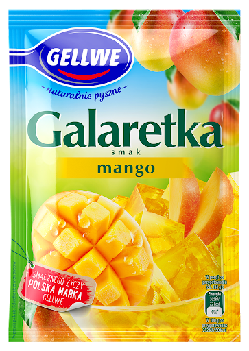 Желе (Galaretka) зі смаком манго Gellwe Польща 75г