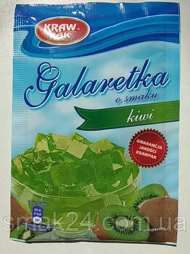 Желе (Galaretka) зі смаком Ківі Kraw Pak Польща 70г