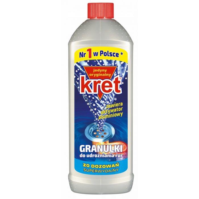 Засіб (Гранули) для прочищення труб Kret, 400г Польща