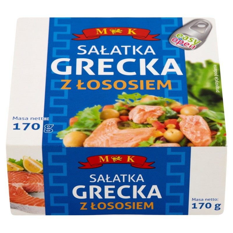 Грецький салат з лососем MK Sa↑atka grecka z shesesiem 170г