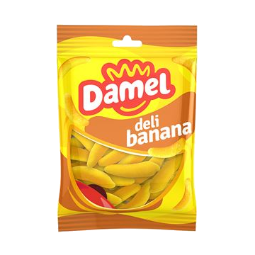 Желейні цукерки БЕЗ ГЛЮТЕНУ Damel Bananas (банани) Іспанія 70г
