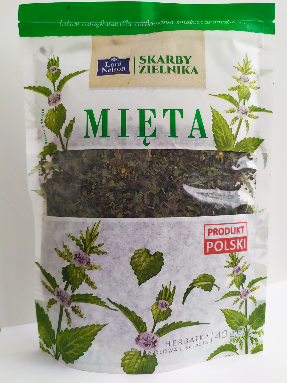 Чай зелений М'ята Lord Nelson 40 г