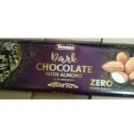 Шоколад чорний без цукру і глютену з мигдалем Torras Zero Dark Almond 250 г Іспанія