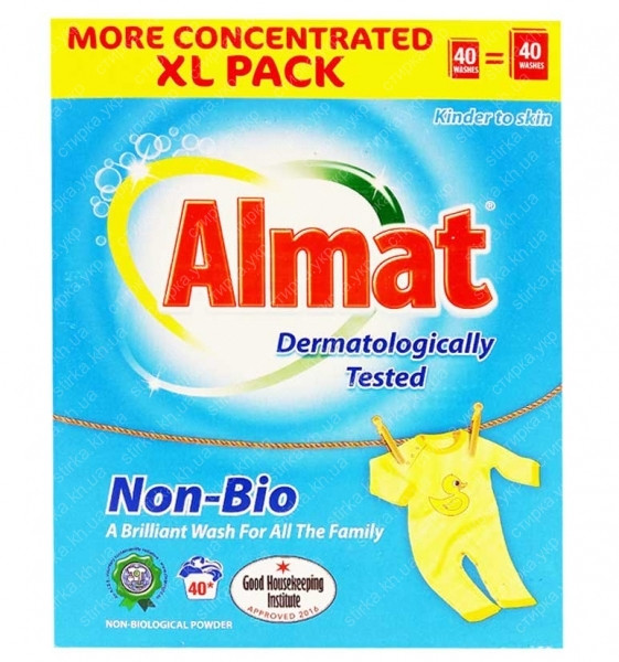 Пральний порошок Almat Non Bio 2,6 кг, Німеччина