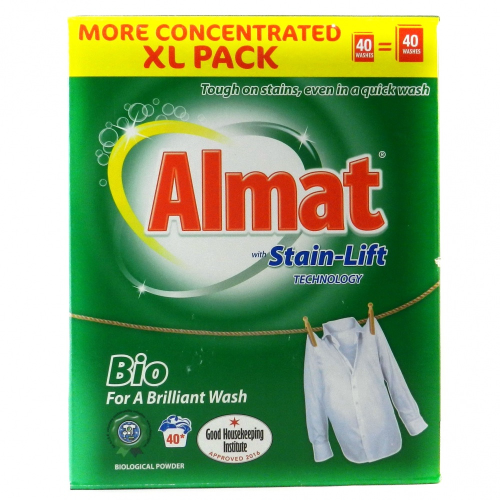 Пральний порошок Almat Stain-Lift Bio 2,6 кг, Німеччина