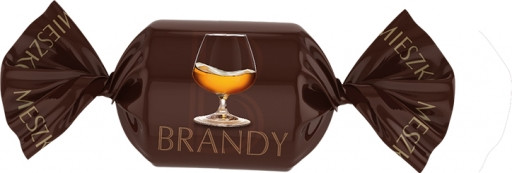 Шоколадні цукерки лікер Бренді Mieszko Brandy 1 кг Польща