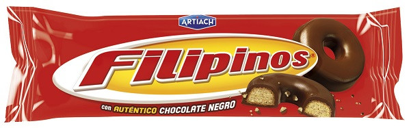 Печиво Філіппінське в чорному шоколаді ARTIACH DARK CHOCOLATE FILIPINOS 135г Іспанія