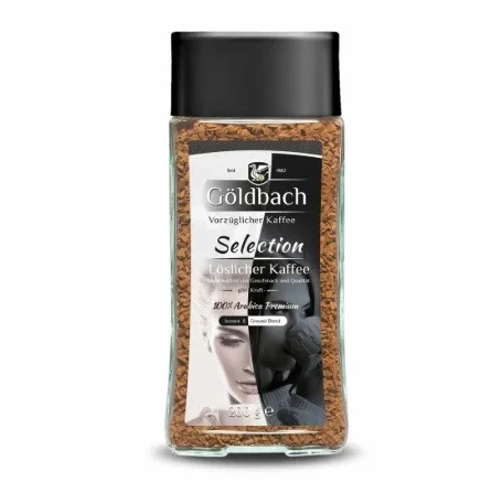 Кава розчинна Goldbach Selection 100% арабіка Німеччина 200г