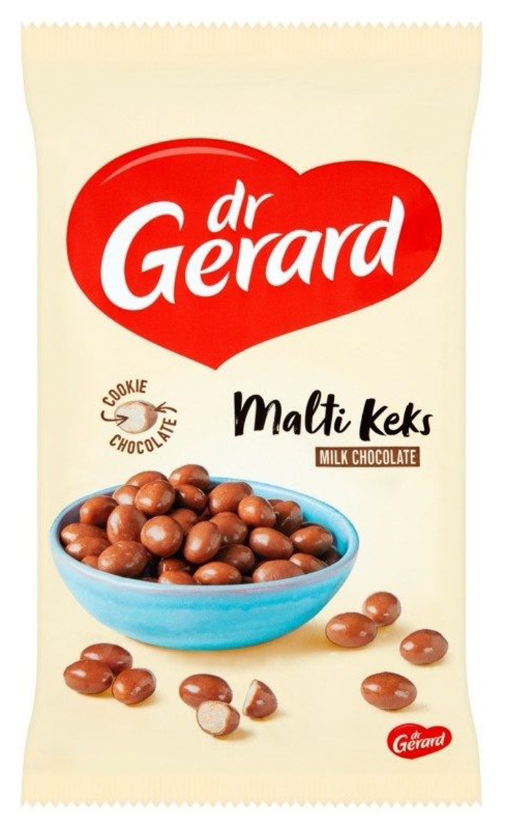 Драже в молочному шоколаді Без пальмової олії Хрумкі кульки Dr.Gerard Malti Keks 75г