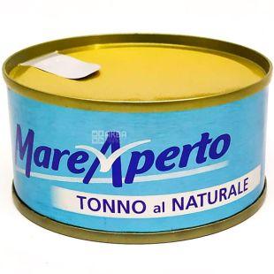 Тунець у власному соку Mare Aperto Natural 80 г Італія