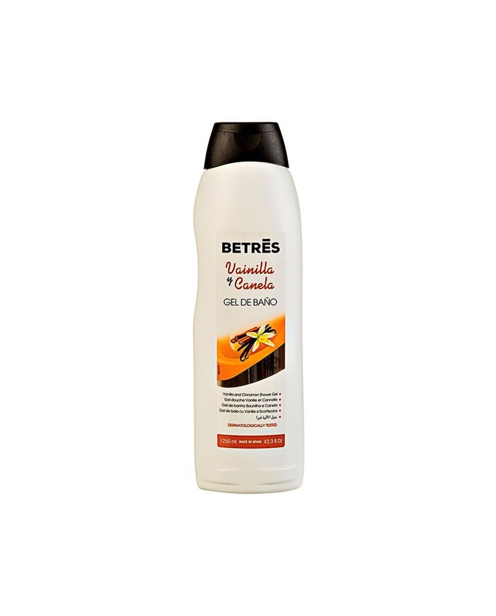 Гель для душу Ваніль і Кориця Betres On Gel de Ducha Naranja 750 мл Іспанія