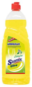 Засіб для миття посуду Лимон Saamix Lavavajillas Limon 1 л Іспанія
