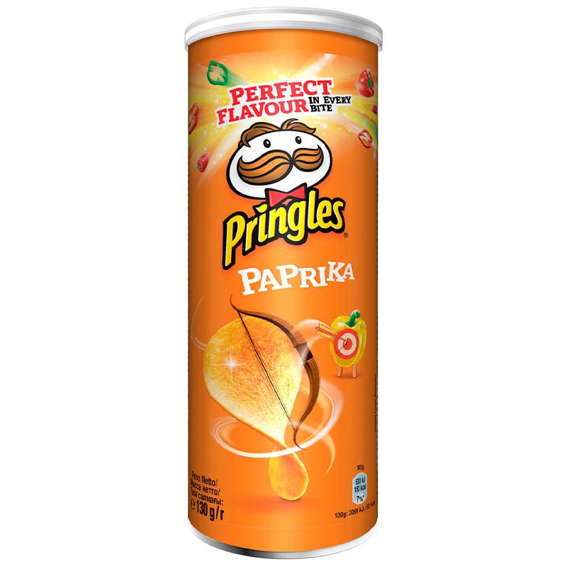 Чипси з паприкою Pringles Paprika, 130 г