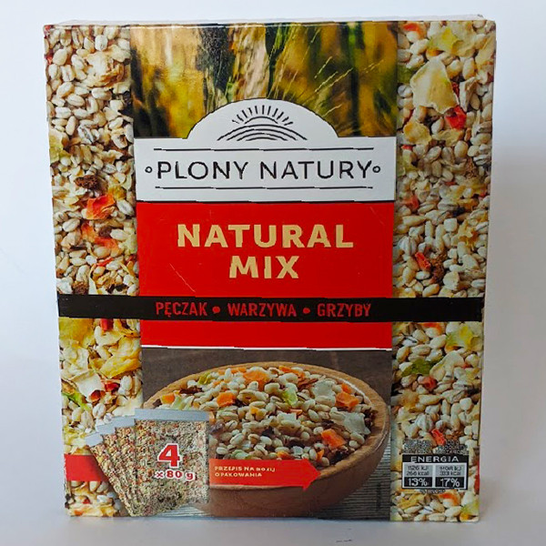 Крупа (каша) Мікс (сочевиця, гречка, морква) PLONY NATURY Express ( 4х80г) Польща 320г