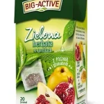 Чай зелений з айвою та гранатом і пелюстками соняшника Big Active 20 пакет.х 1.7 г Польща