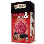 Чай чорний із малиною, ягодами асай і пелюстками троянди Big Active 20 пакет.х 2.0 г Польща
