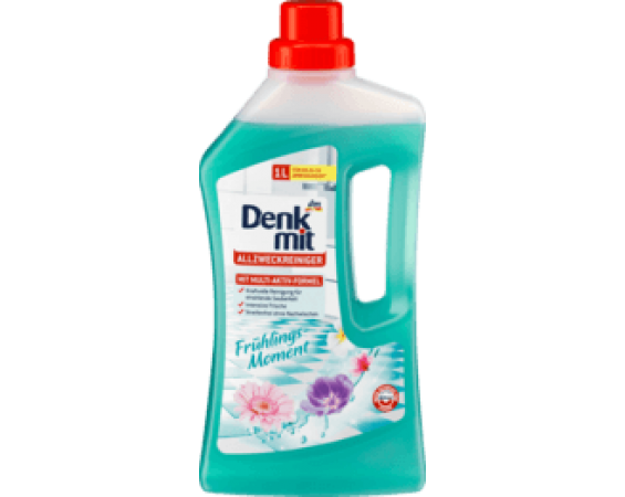 Універсальний миючий засіб для всіх поверхонь DenkMit Allzweckreiniger Moment 1л Німеччина