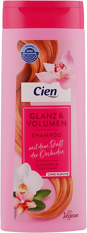Шампунь Орхідея об'єм, очищення Cien Glanz&Volumen Shampoo 300 мл Німеччина