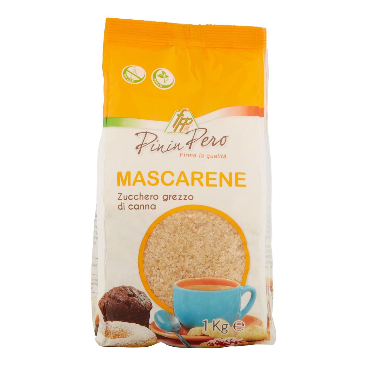 Цукор тростинний коричневий Pinin Pero Mascarene Zucchero grezzo 1 кг Італія