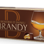 Шоколадні цукерки лікер Бренді Mieszko Brandy 180г Польща