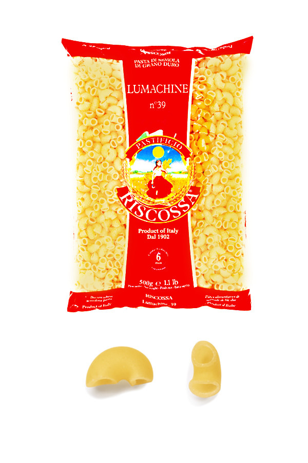 Макаронні вироби (паста) Ріжки дрібні Riscossa Lumachine N 39 500 г Італія