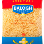 Макаронні вироби Вермішелька 4 яйця Balogh Tetővári tészta 4 tojásos cérnácska 250г Угорщина