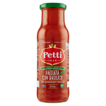 Томатне пюре з базиліком Petti Passata di pomodoro con basilico 100% pomidorowy Toscano 500г Італія