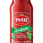 Томатне пюре з базиліком Petti Passata di pomodoro con basilico 100% pomidorowy Toscano 500г Італія