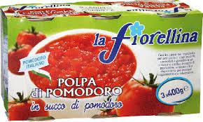 Томати La fiorellina polpa di pomooro 3шт.х400г Італія