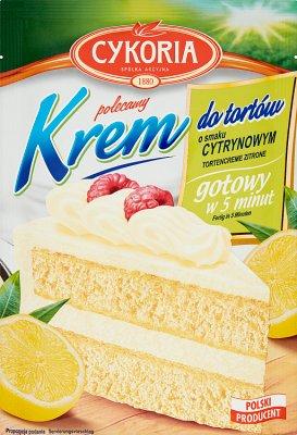 Крем для тортів Лимонний Cykoria Krem do tort Onow o smaku cytrynowym 100 г Польща