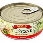 Тунець подрібнений для салату M&K Tunczyk Rozdrobniony w wodzie Польща 170г