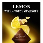 Шоколад чорний Лимон, імбир, Lindt Excellence 100г Швейцарія