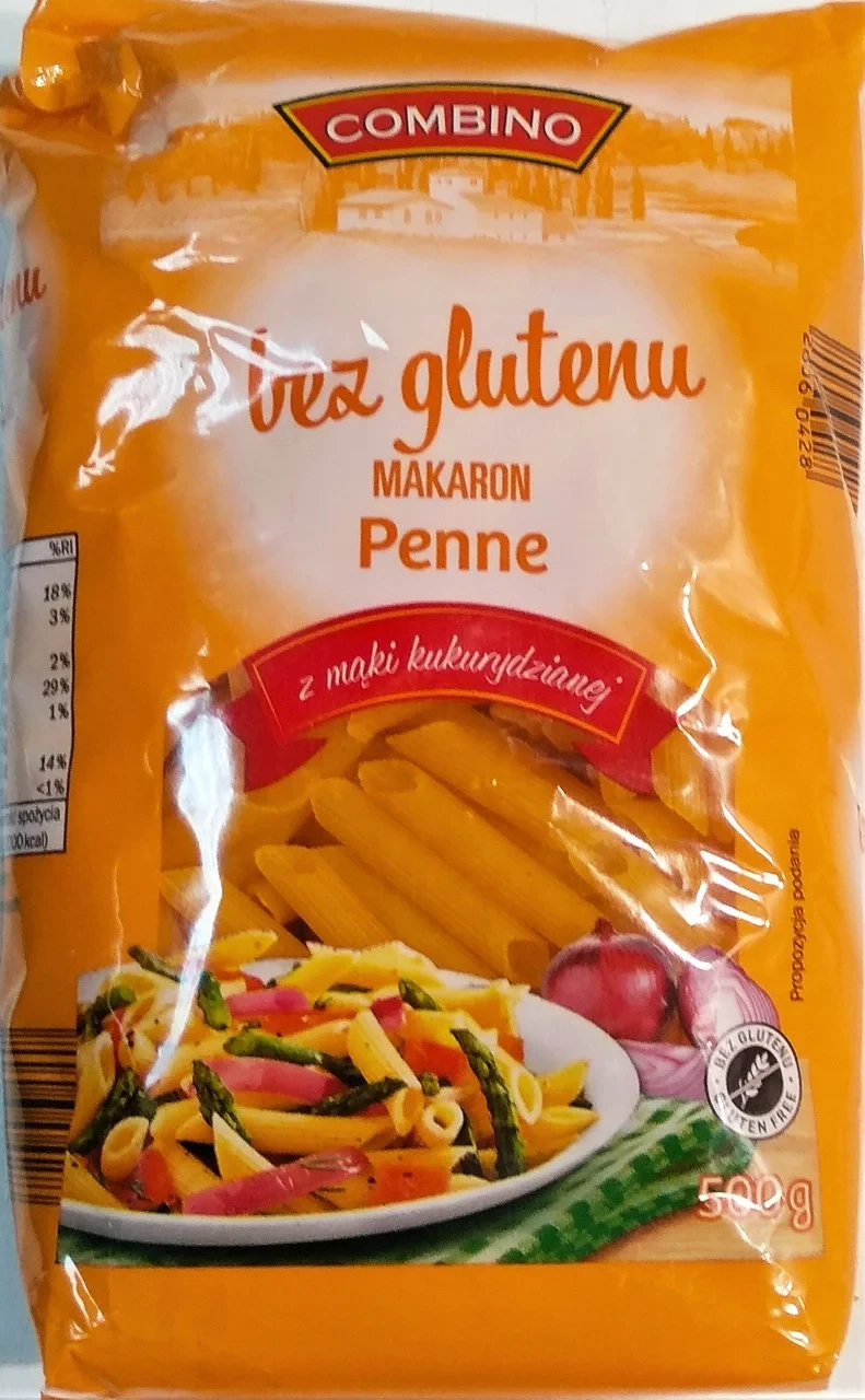 Макаронні вироби БЕЗ ГЛЮТЕНУ Пір'я Combino Pennei Італія 500г