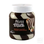 Шоколадна паста (крем) шоколадно-молочна з горіхом NUSS MILK krem Польща 400 г