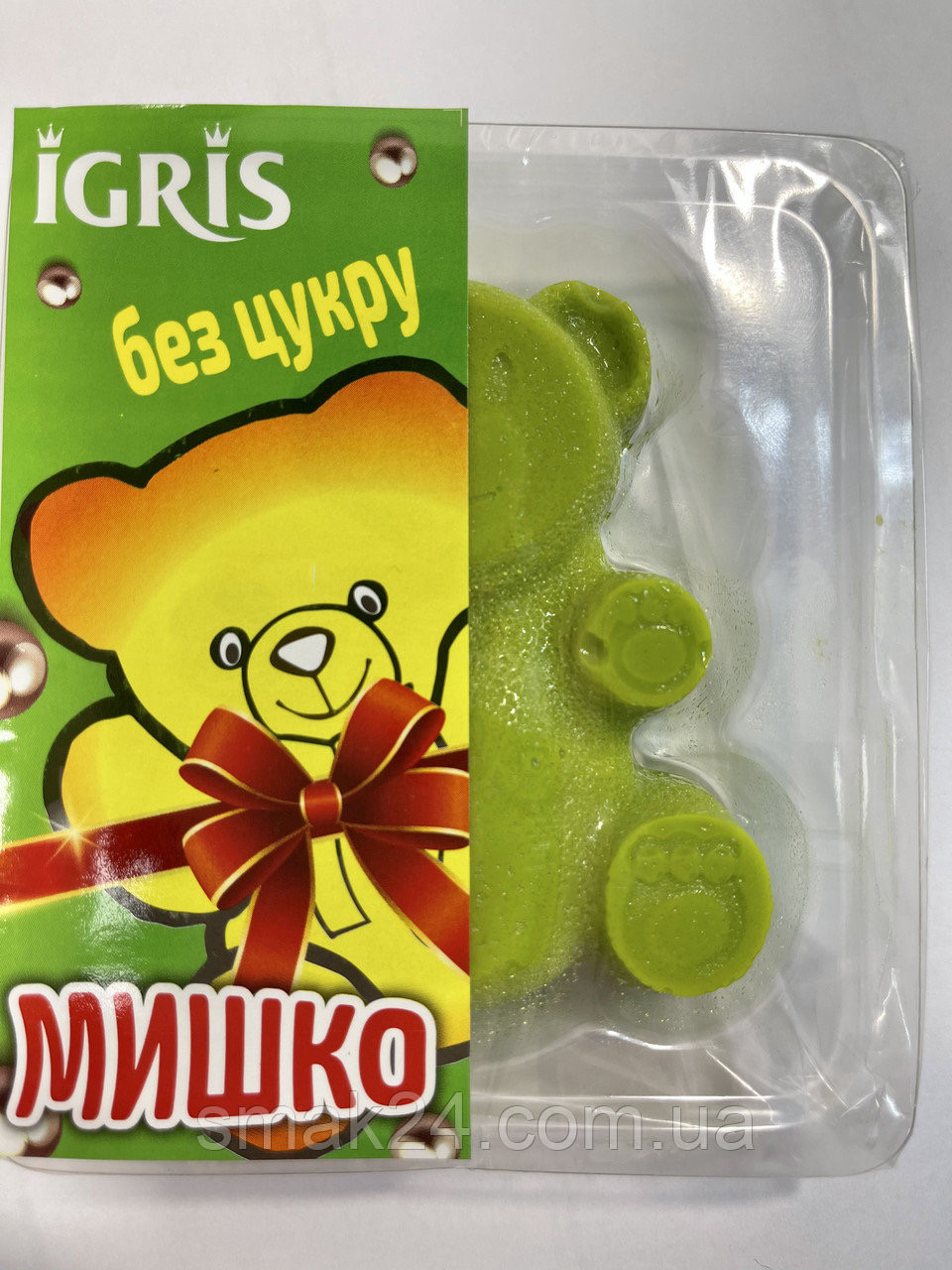 Мармелад БЕЗ ЦУКРУ зі смаком Груші "Мишко" IGRIS 100г