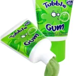 Рідка жуйка Tubble Gum Green Apple Lutti зі смаком зеленого яблука в тюбику 35 г Франція