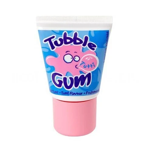 Рідка жуйка Tubble Gum Tutti-Frutti в тюбику 35г Франція