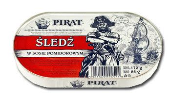 Філе оселедця в томатному соусі Pirat Filety sledziowe w sosie pomidorowym 160 г Польща