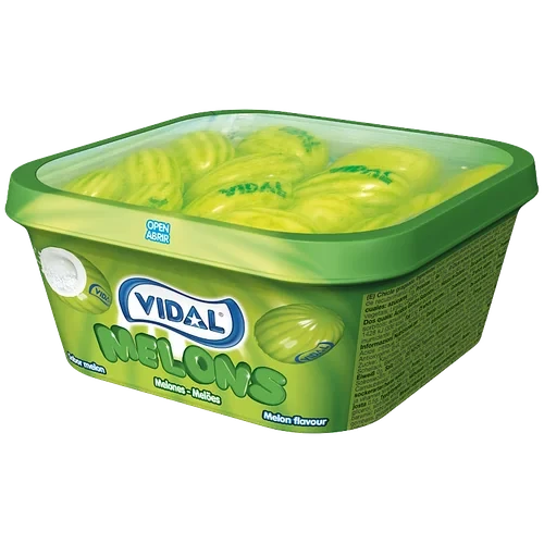 Жувальна гумка БЕЗ ГЛЮТЕНУ Диня ТМ VIDAL Melons 200г Іспанія