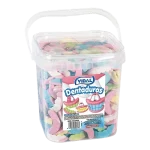 Желейні жувальні цукерки пінні зуби тубус Foam Teeth 200 шт 1,14 кг ТМ Vidal