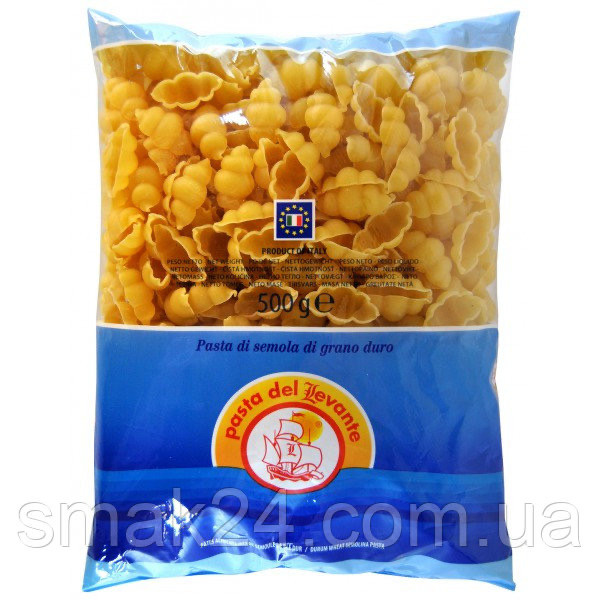 Макаронні вироби (паста) Мушлі фігурні Pasta Del Levante №45 Gnocchi 500г Італія
