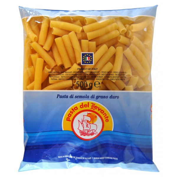 Макаронні вироби (паста) Каннерони Pasta Del Levante №21 Canneroni 500г Італія