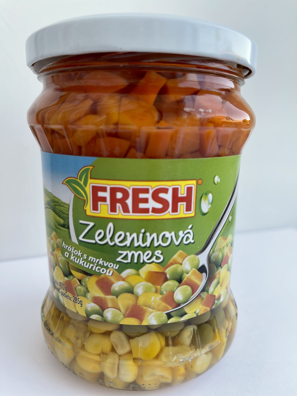 Кукурудза, Зелений горошок, Морква ZELENINOVö ZMES FRESH 470 г Словаччина