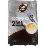 Кава розчинна 2 в 1 без цукру Coffo Cafe d'or 150 г (12 стіків)