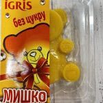 Мармелад БЕЗ САХАРА зі смаком Дині "Мішко" IGRIS 100г