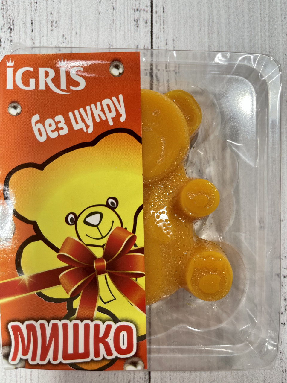 Мармелад БЕЗ ЦУКРУ зі смаком Манго "Мишко" IGRIS 100г