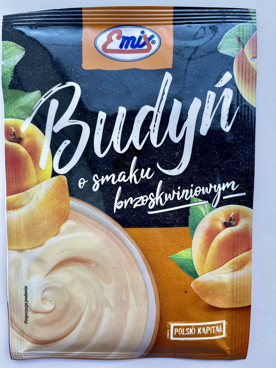 Пудинг зі смаком Персика Emix Budyn Польща 40 г