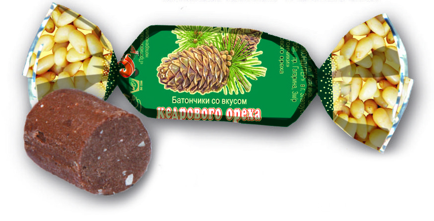 Батончик зі смаком кедрового горіха 500 г