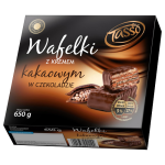Вафлі в шоколаді з горіховим кремом Tasso Wafelki 600г