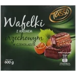 Вафлі в шоколаді з горіховим кремом Tasso Wafelki 600г